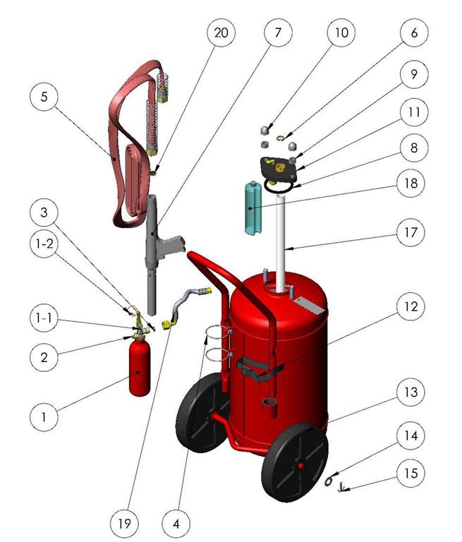 Mutter M16 Deckel P50/W45 10-er Pack 4
