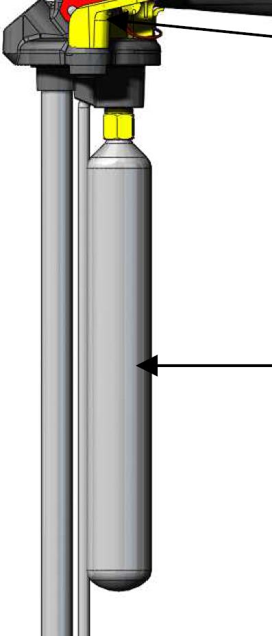 Treibgasflasche CO2 120 g 2
