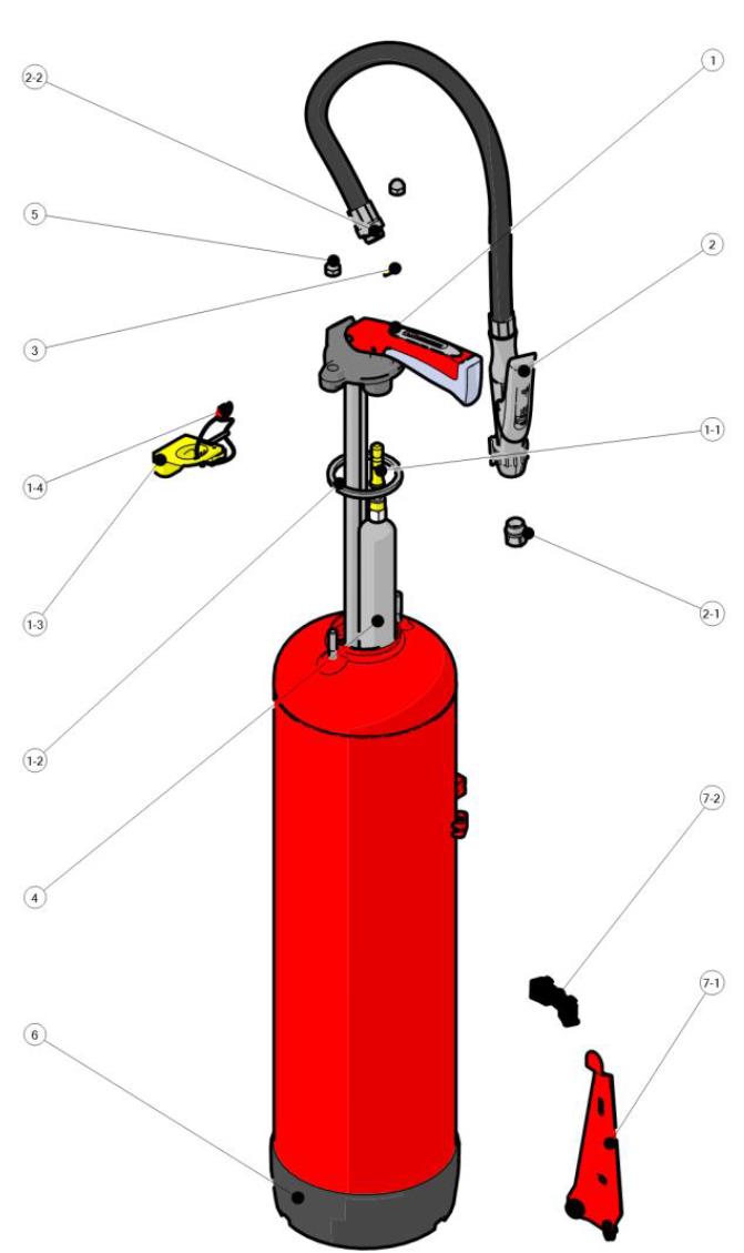 AL12P ABC-Pulver Feuerlöscher 4