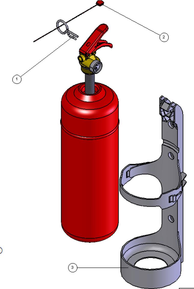 DL2P ABC-Pulver Feuerlöscher 4