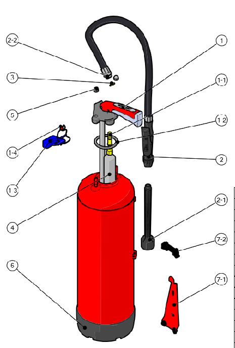 AL9W+ Wasser Feuerlöscher 6
