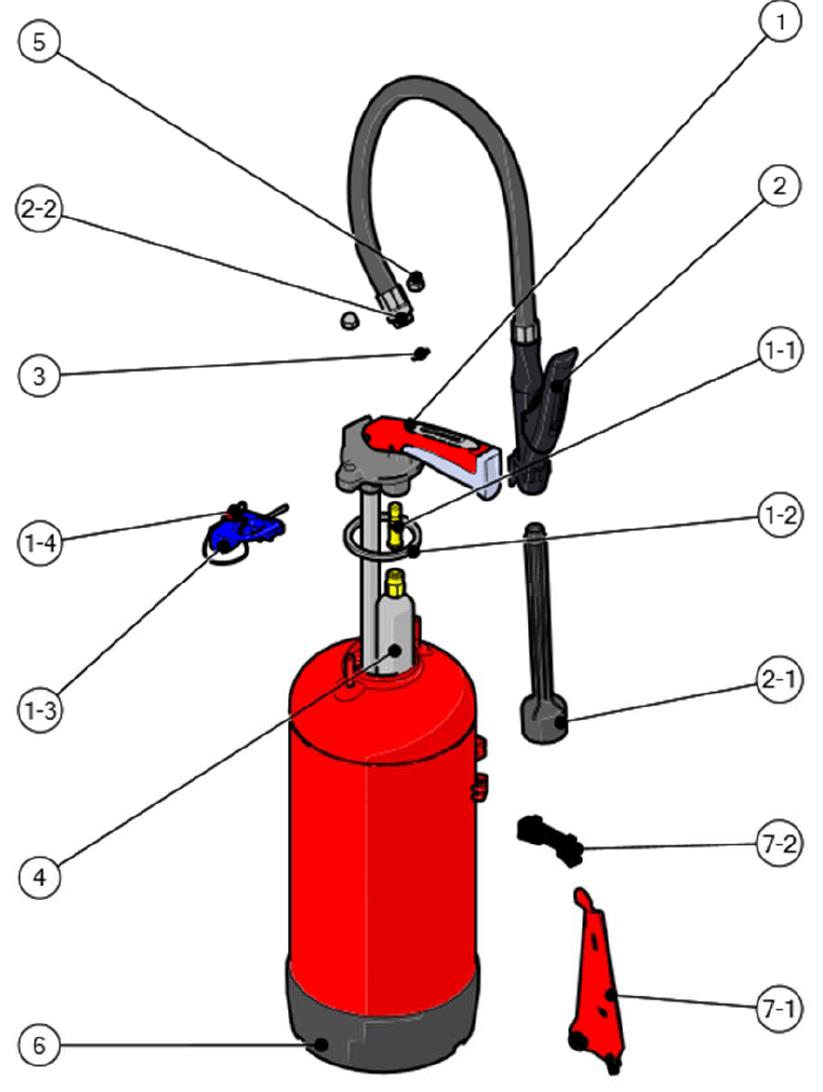 AL6S-30 Schaum Feuerlöscher Frostbeständig 2