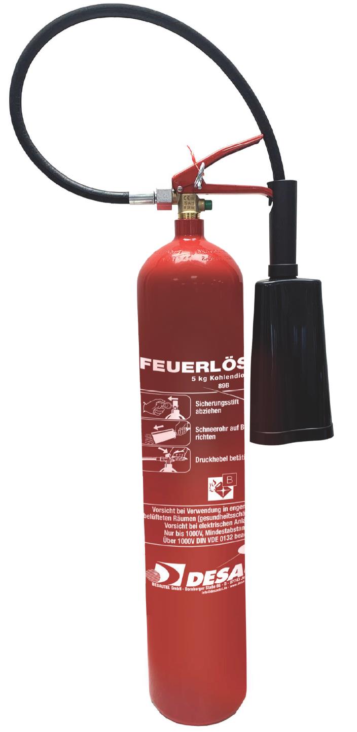 K5ALU CO2 Feuerlöscher