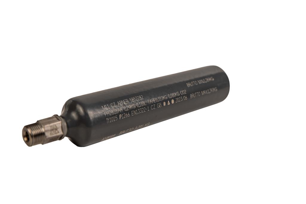 Treibgasflasche CO2, 80g Nasslöscher SKG