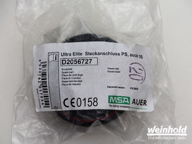 Steckanschluss PS für MSA Vollmaske Ultra Elite/3S 3